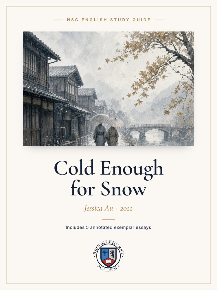 Cover: Cold Enough for Snow study guide by Brocklehurst Academy